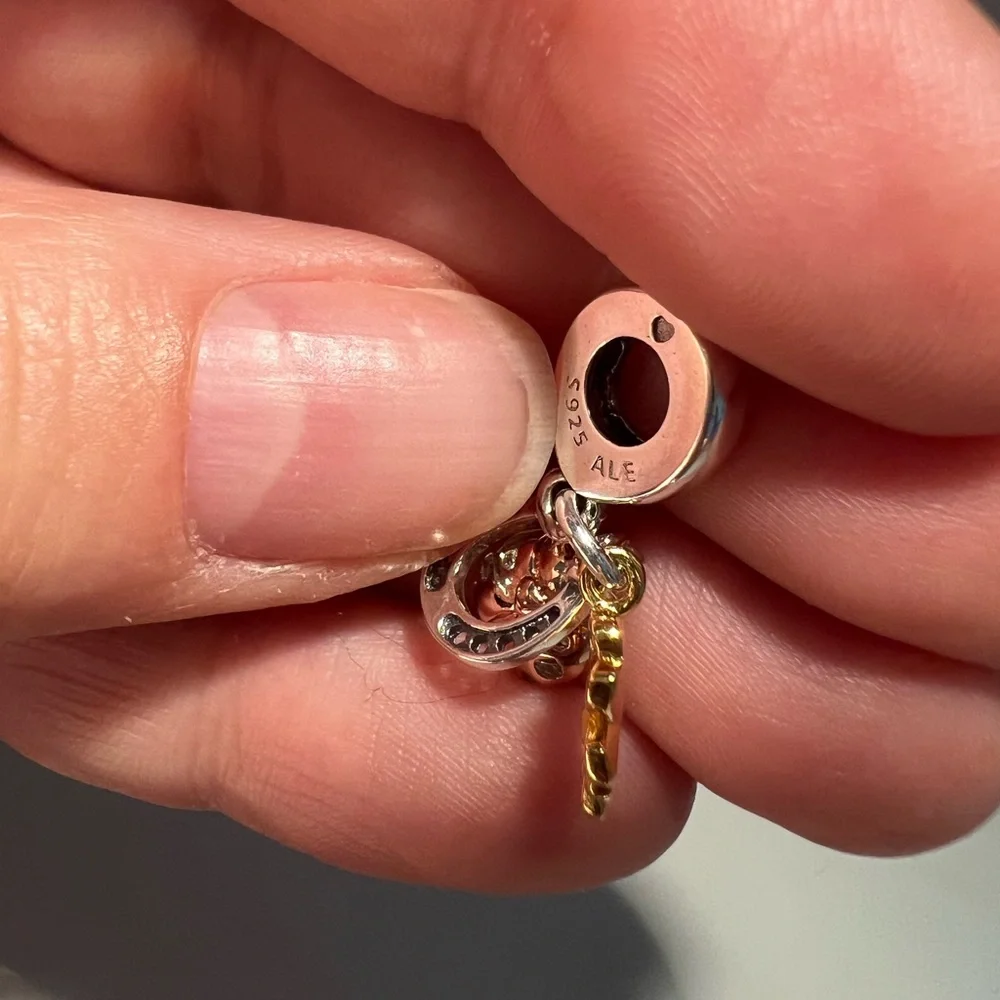 Clover, Ladybug & Horseshoe Dangle Charm